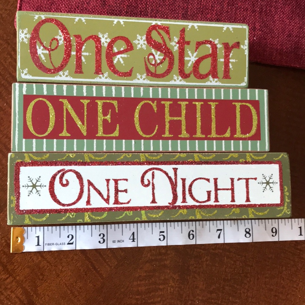 ‘One Star, One Child, One Night' Box Sign Set - Picture 4 of 6